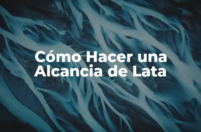 Cómo Hacer una Alcancia de Lata