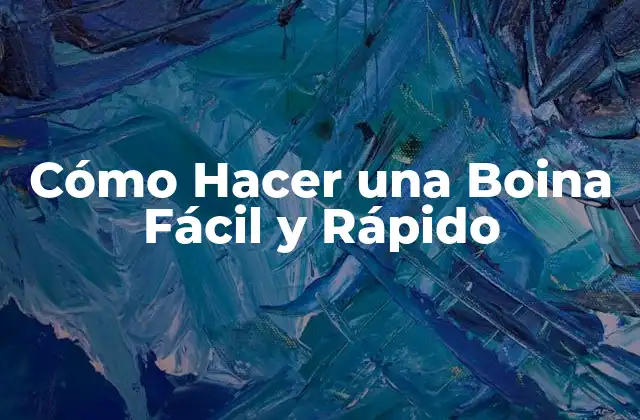 Cómo Hacer una Boina Fácil y Rápido