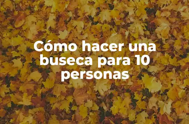 Cómo Hacer una Buseca para 10 Personas 2 ¿Qué es una buseca?