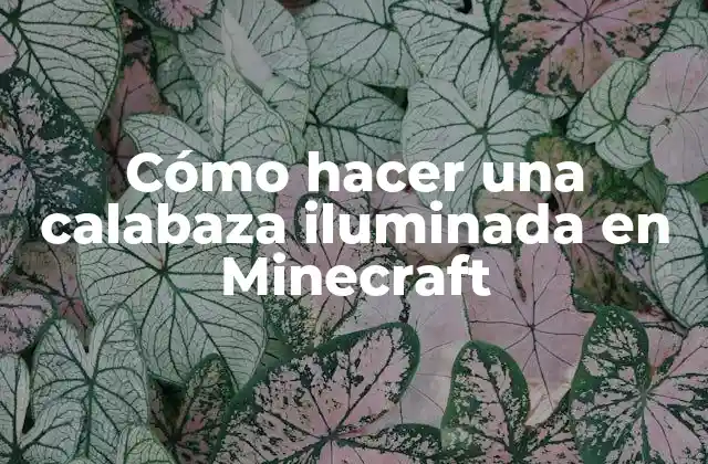 ¿Qué es una calabaza iluminada en Minecraft?