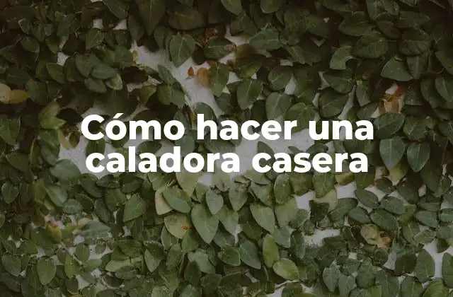 Cómo Hacer una Caladora Casera 2 ¿Qué es una caladora casera y para qué sirve?
