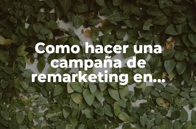 Como Hacer una Campaña de Remarketing en Facebook 2 Como hacer una campaña de remarketing en Facebook
