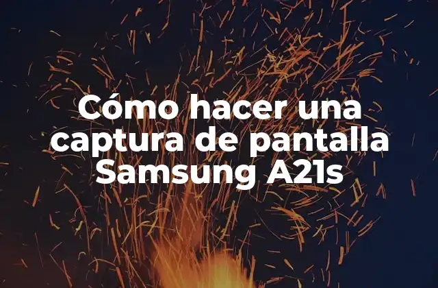 Cómo Hacer una Captura de Pantalla Samsung A21s
