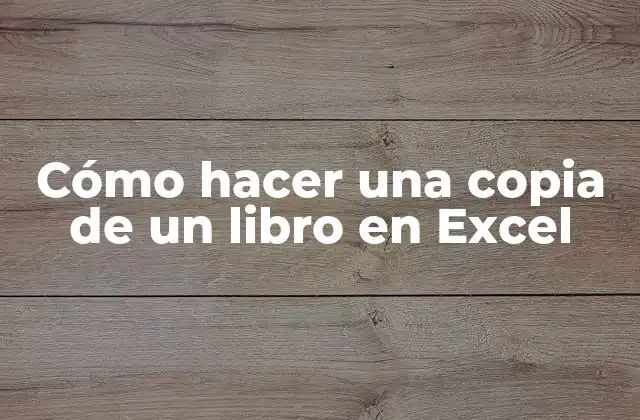 Cómo Hacer una Copia de un Libro en Excel