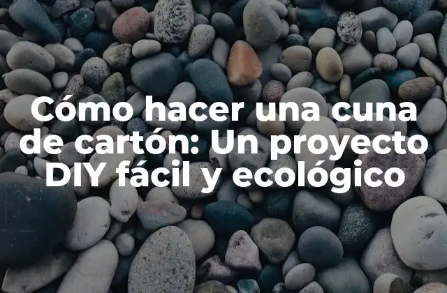 Cómo Hacer una Cuna de Cartón: un Proyecto Diy Fácil y Ecológico