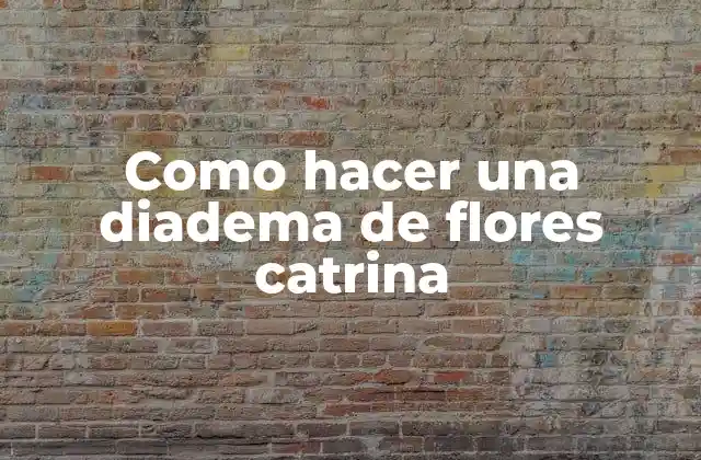 Como Hacer una Diadema de Flores Catrina