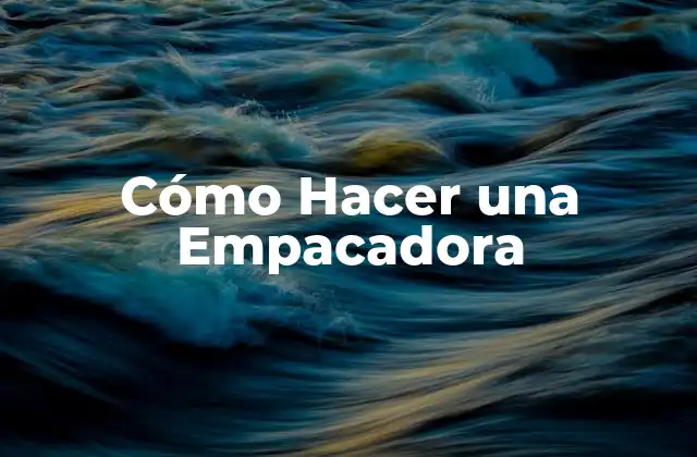 ¿Qué es una Empacadora y Para Qué Sirve?