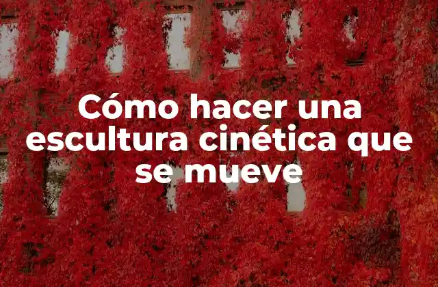 Cómo Hacer una Escultura Cinética que Se Mueve