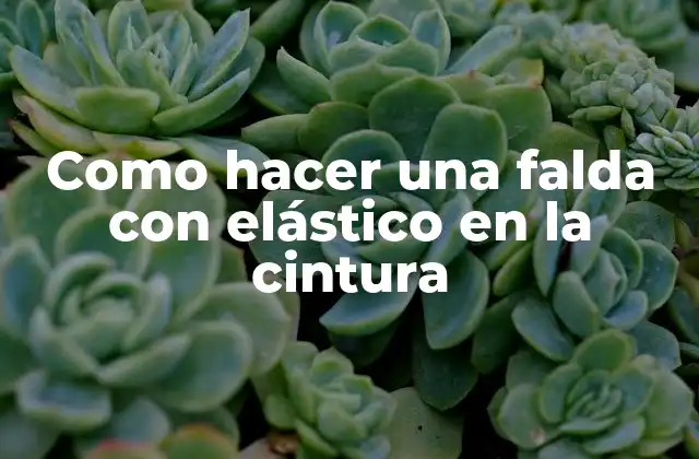 Como Hacer una Falda con Elástico en la Cintura