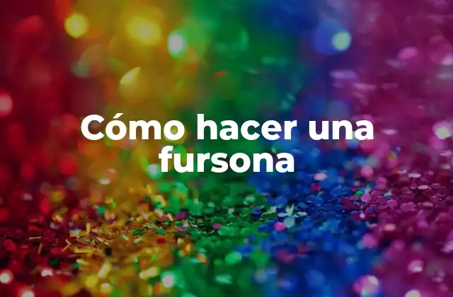 ¿Qué es una fursona?