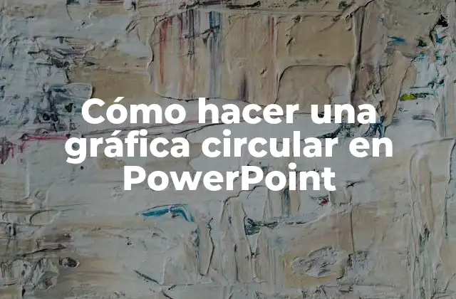 Cómo Hacer una Gráfica Circular en Powerpoint