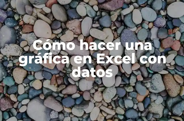 Cómo Hacer una Gráfica en Excel con Datos