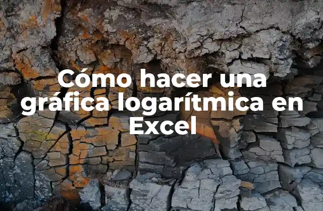 Cómo Hacer una Gráfica Logarítmica en Excel