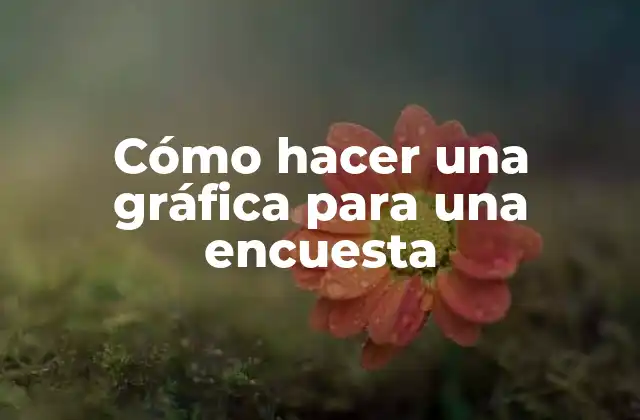 Cómo Hacer una Gráfica para una Encuesta