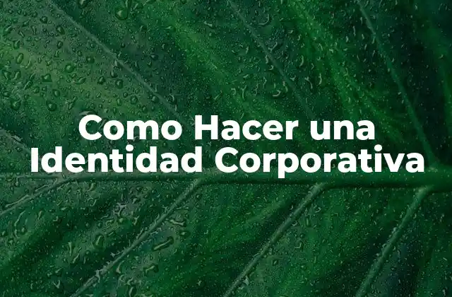 La Identidad Corporativa: Qué es, para qué Sirve y Cómo se Usa