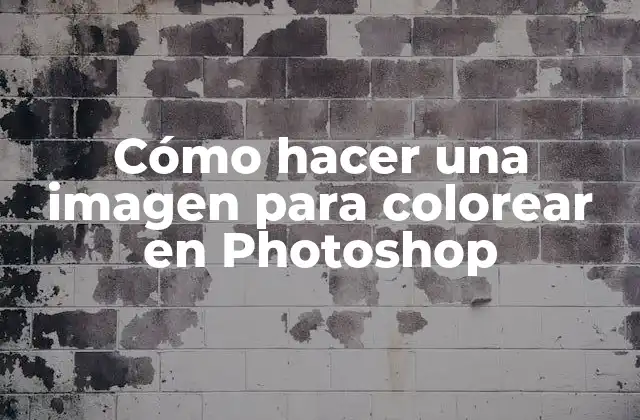 Cómo Hacer una Imagen para Colorear en Photoshop
