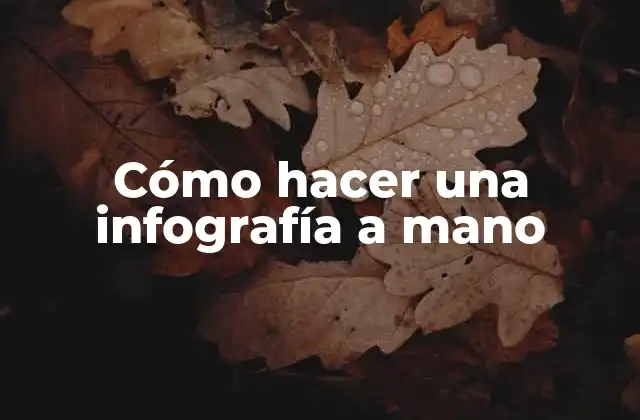 Cómo Hacer una Infografía a Mano