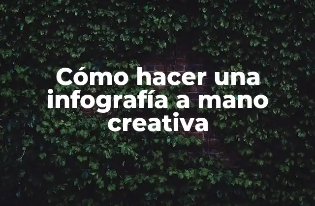 Cómo Hacer una Infografía a Mano Creativa 2 Cómo hacer una infografía a mano creativa