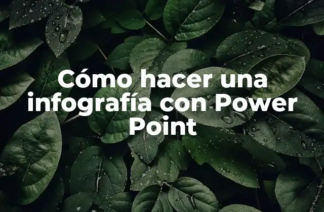 Cómo Hacer una Infografía con Power Point
