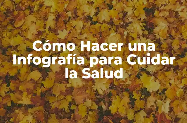 Cómo Hacer una Infografía para Cuidar la Salud