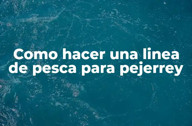 Como Hacer una Linea de Pesca para Pejerrey