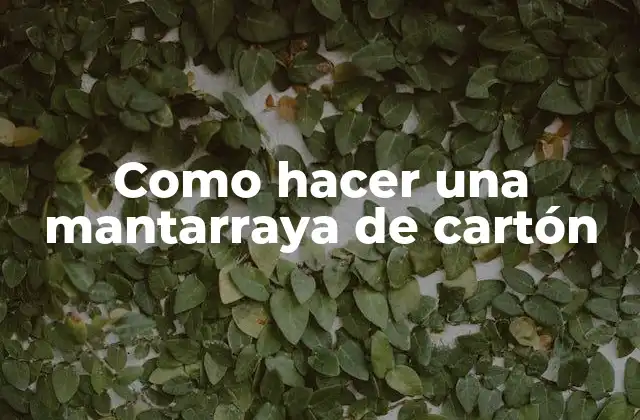 Como Hacer una Mantarraya de Cartón 2 Como hacer una mantarraya de cartón