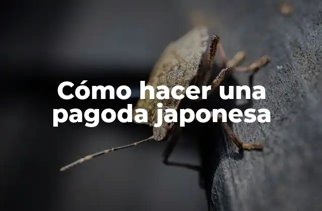 Cómo Hacer una Pagoda Japonesa