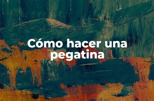 Cómo Hacer una Pegatina