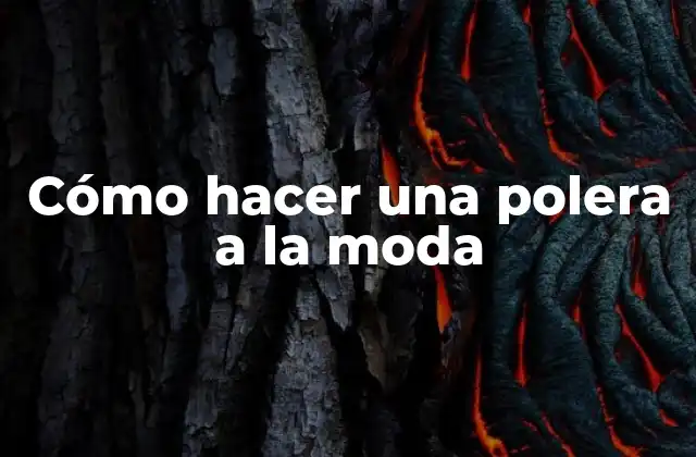 Cómo Hacer una Polera a la Moda 2 Cómo hacer una polera a la moda