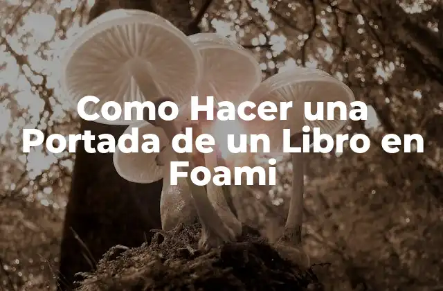 Como Hacer una Portada de un Libro en Foami