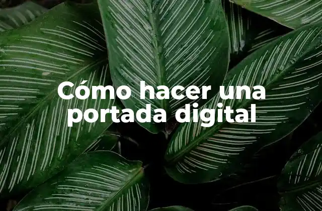 ¿Qué es una portada digital y cómo funciona?