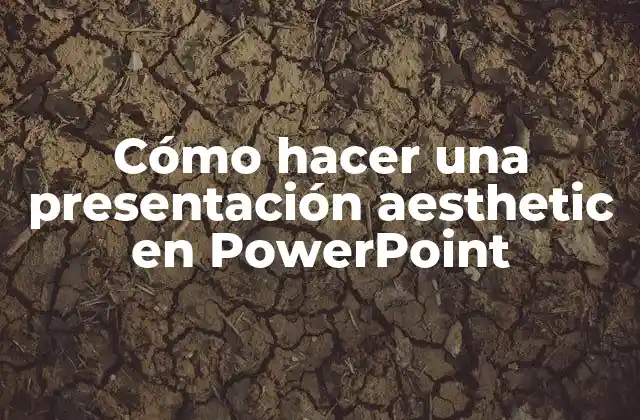Cómo Hacer una Presentación Aesthetic en Powerpoint
