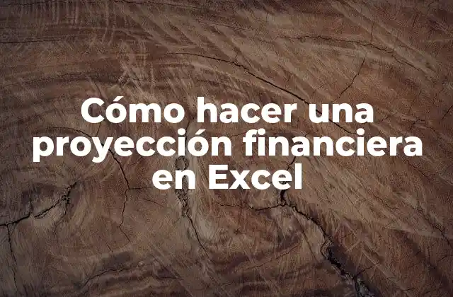 Cómo Hacer una Proyección Financiera en Excel 2 Cómo hacer una proyección financiera en Excel