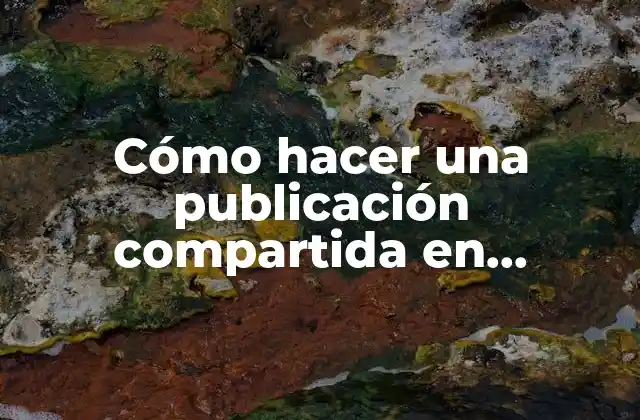 ¿Qué es una publicación compartida en Instagram?
