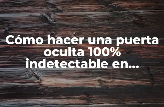 Cómo Hacer una Puerta Oculta 100% Indetectable en Minecraft Casas
