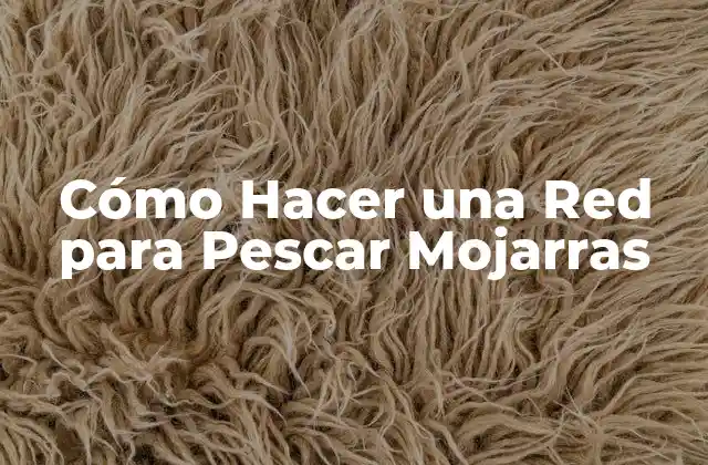 Cómo Hacer una Red para Pescar Mojarras