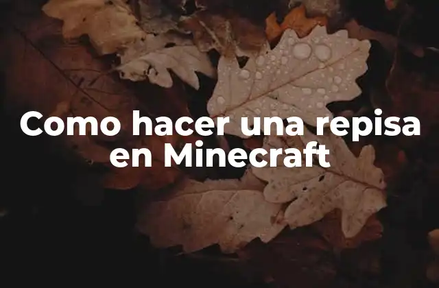 Como Hacer una Repisa en Minecraft