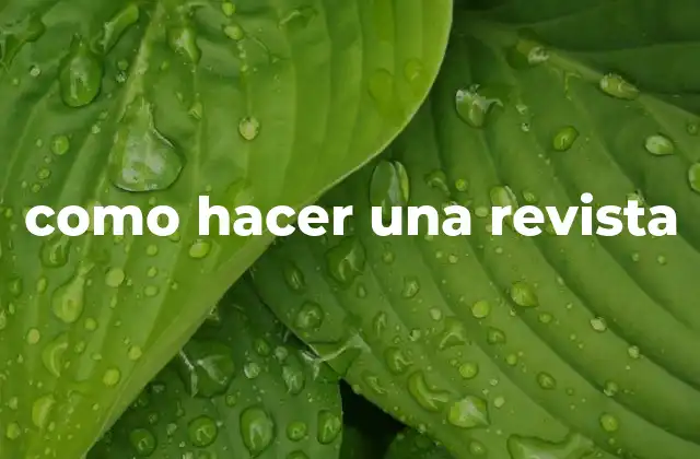 Como Hacer una Revista 2 ¿Qué es una Revista y Para Qué Sirve?