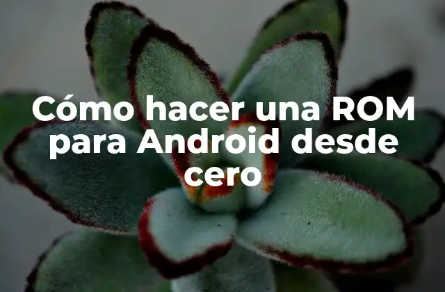 Cómo Hacer una Rom para Android desde Cero