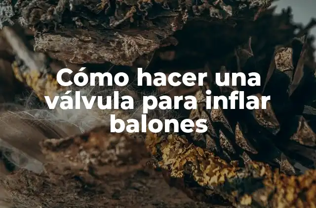 Cómo Hacer una Válvula para Inflar Balones 2 Cómo hacer una válvula para inflar balones