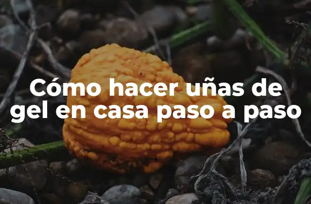 Cómo Hacer Uñas de Gel en Casa Paso a Paso