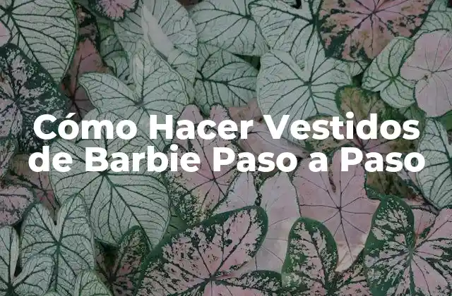 Cómo Hacer Vestidos de Barbie Paso a Paso 2 Cómo Hacer Vestidos de Barbie Paso a Paso