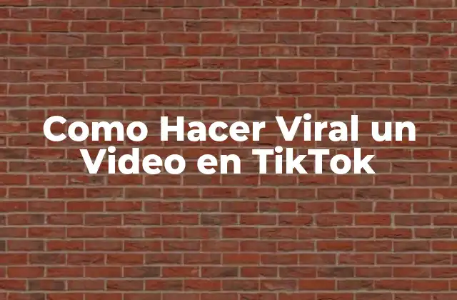 Como Hacer Viral un Video en Tiktok