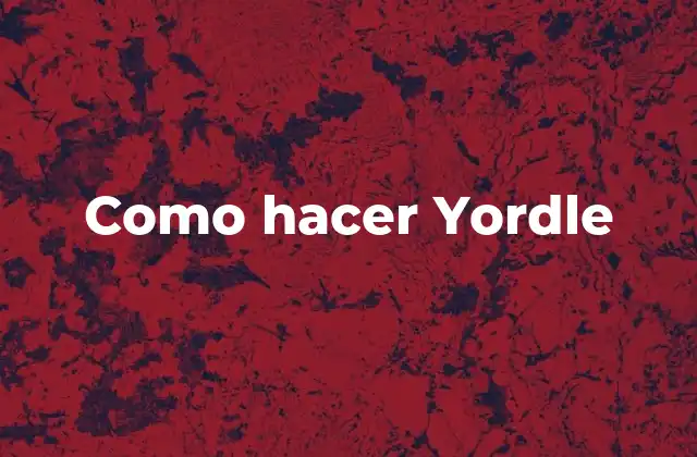 Como Hacer Yordle