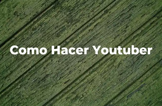 Como Hacer Youtuber 2 ¿Qué es un Youtuber?
