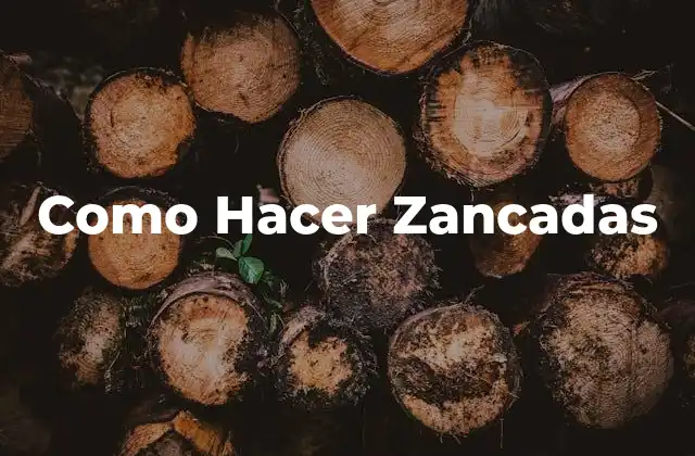 Como Hacer Zancadas