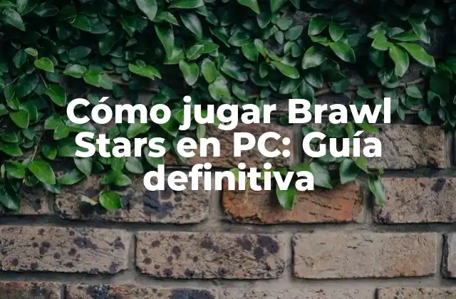 Cómo Jugar Brawl Stars en Pc: Guía Definitiva