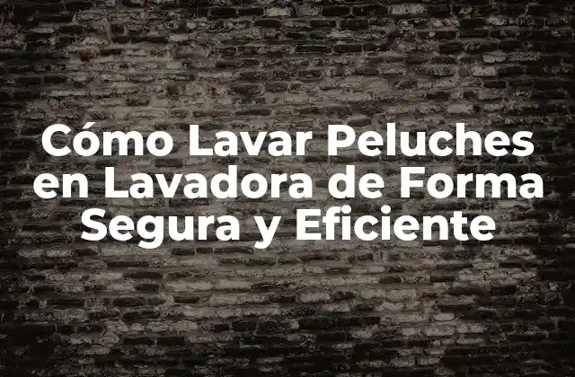 Cómo Lavar Peluches en Lavadora de Forma Segura y Eficiente 2 ¿Cuándo Debe Lavar Peluches en Lavadora?
