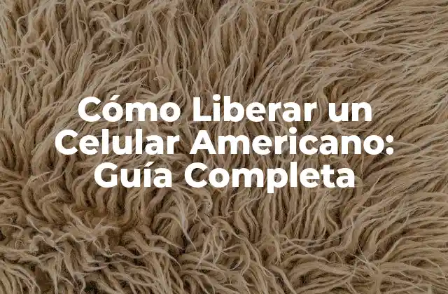 Cómo Liberar un Celular Americano: Guía Completa
