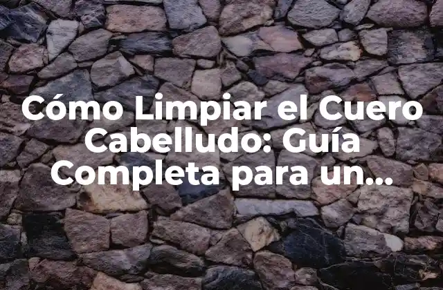 Cómo Limpiar el Cuero Cabelludo: Guía Completa para un Cuero Cabelludo Sano